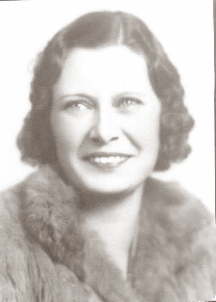 Family portrait honoring Lottie Grove, inspiration behind vintage tableware rental collection