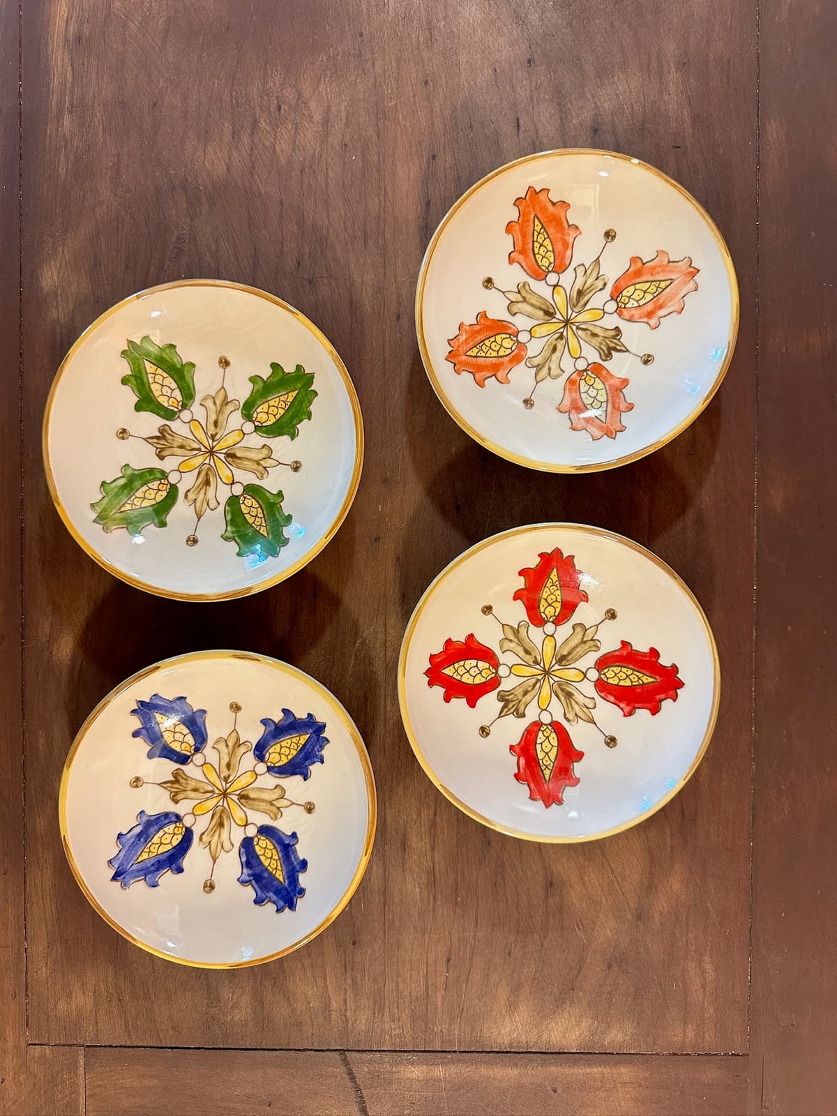 Sophisticated bar cart with vintage glassware
