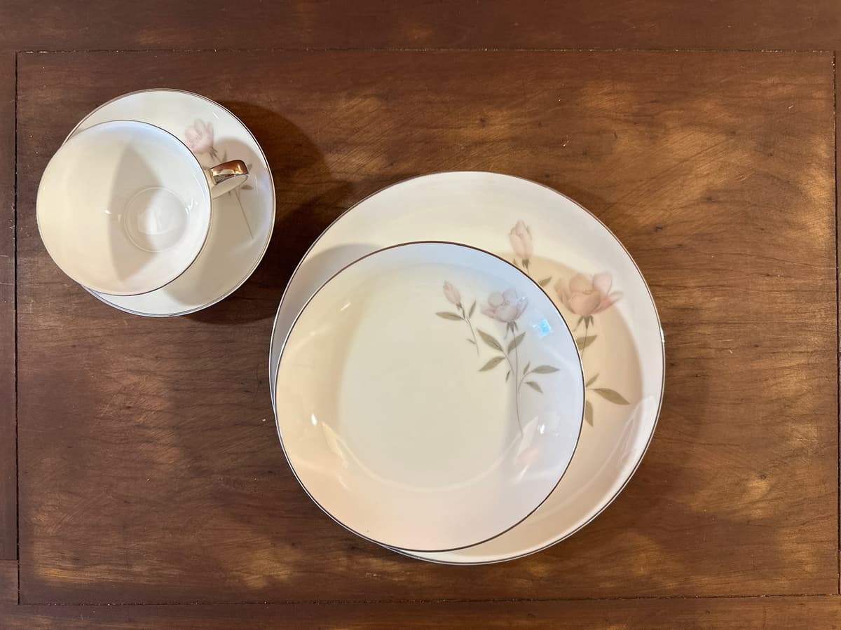 Elegant glassware for formal dining